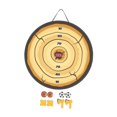 thumbnail image 2 of Juego de lanzamiento de hacha para niños y niñas, ideal para viajes, camping, fiestas en interiores y exteriores, tablero de 23,62 pulgadas, regalo de Estilo C, 2 of 8