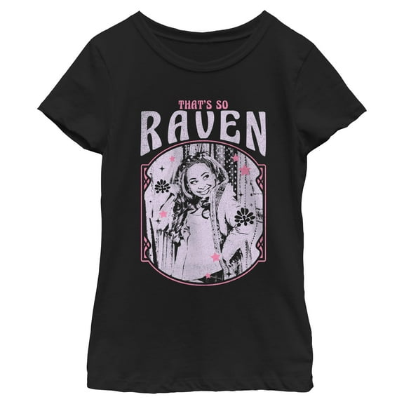 Girls That's So Raven Distressed Portrait T Shirt