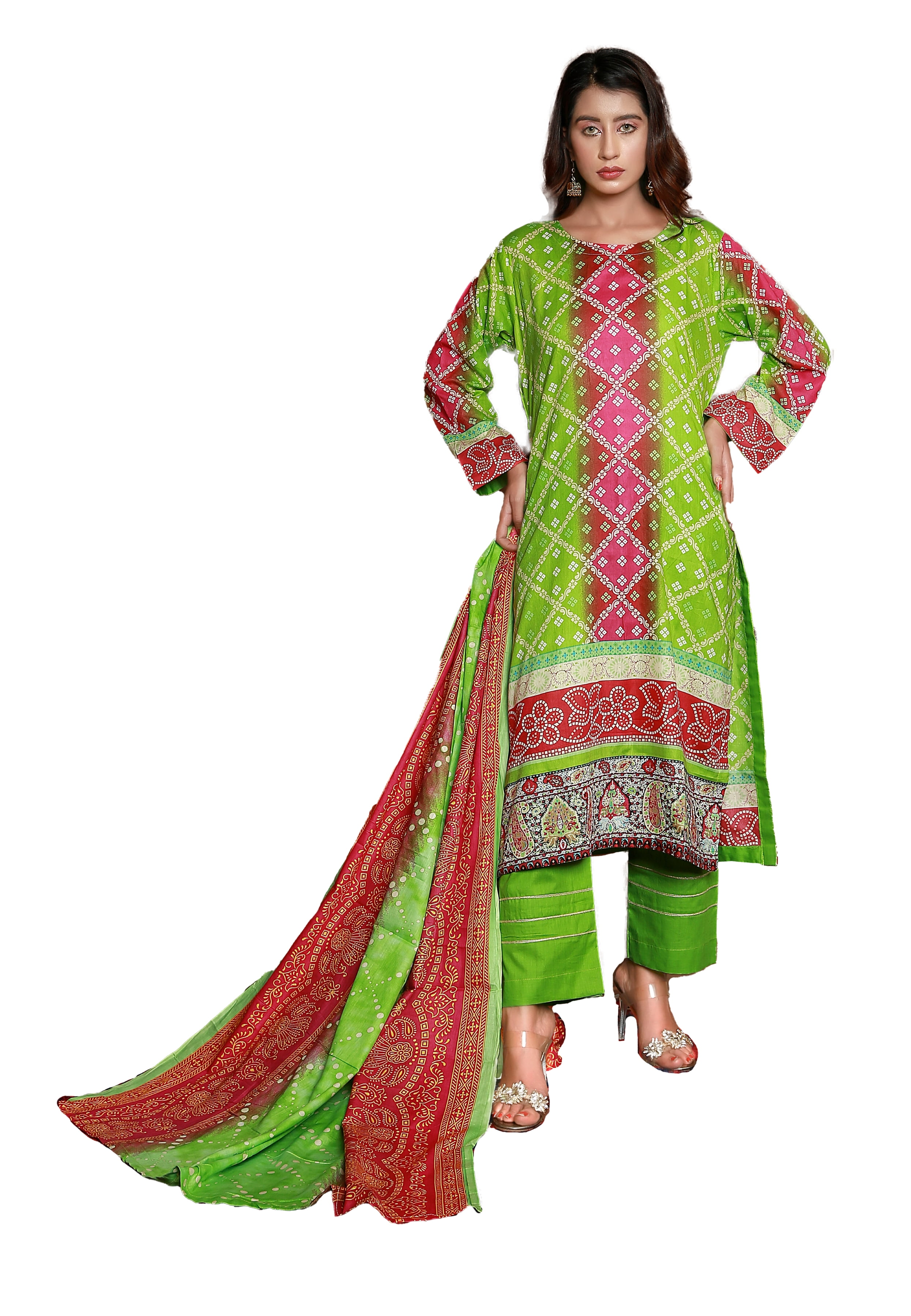 Pakistani Lawn Salwar Kameez Indian Dresses for Women Ready to Wear ...
