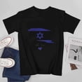 thumbnail image 3 of Israel Flag T-shirt With Israel Shirt Blue israel flag Tee, 3 of 5