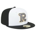 thumbnail image 3 of Men's-New Era  White/Black Rome Emperors Authentic Collection 59FIFTY Fitted Hat, 3 of 6