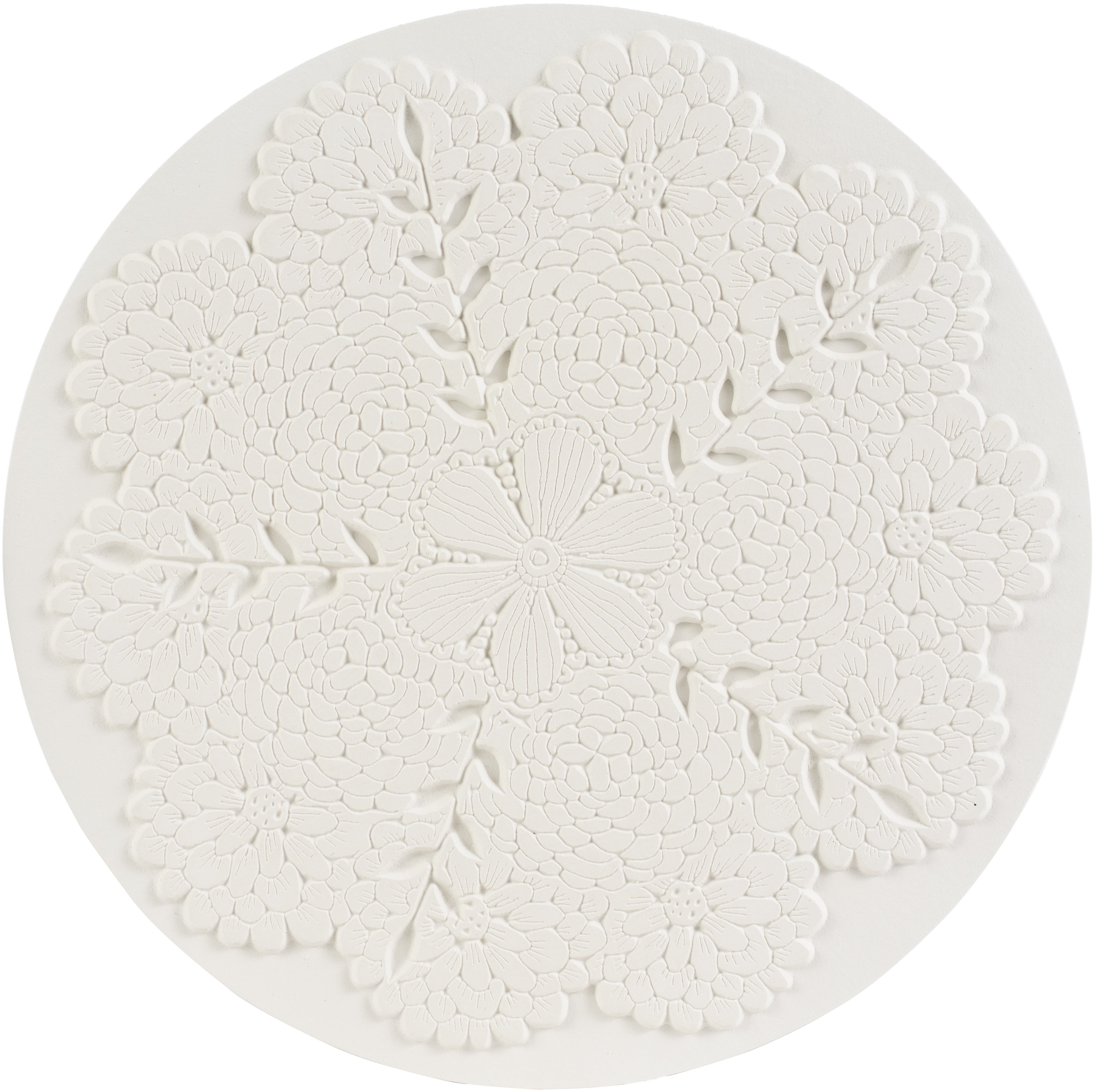 Carabelle Studio Art Printing Round Rubber Texture PlateFlower Bouquet