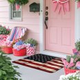 thumbnail image 4 of Home Decor Qwtwty Independence Day The US Floor Mat Patriotic Flag Pattern Foot Mat Patio Decorative Garden Flag Rugs, 4 of 6
