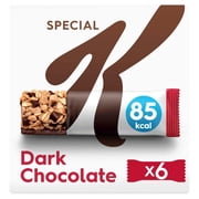Kellogg's Special K Dark Chocolate Cereal Bars 6 x 21g, British Import (Pack of 3)