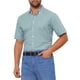 thumbnail image 4 of CAMISAS CHIC para HOMBRE con cuello puntiagudo, de manga corta, a cuadros, con botones, camisa de vestir de negocios XL en verde y blanco, 4 of 6