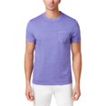thumbnail image 1 of Club Room Playera básica jaspeada grande y alta para hombre, Púrpura, Mediana, 1 of 1