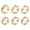 Gold, variant on 6Pcs Round Grooved Finger Ring Stainless Steel Inlay Ring Core Blank Grooved