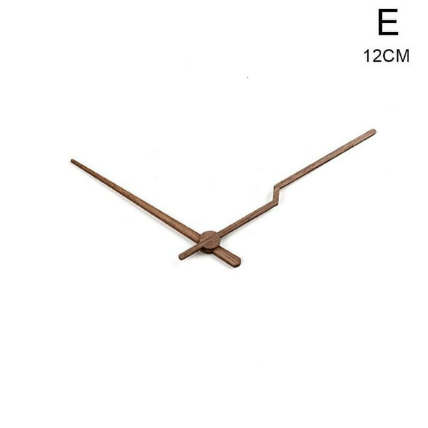 Wooden Pointers Wall Clock Hands Clock Walnut Wood Needle Quartz Clock