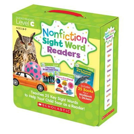 Elementary Education Pack - Nonfiction Sight Word Readers Parent Pack Level C : Teaches 25 Key Sight Words to Help Your Child Soar as a Reader!