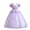 Purple, variant on Dress for Big Little Girls Flower Girl Dress A-Line Midi Dress Girls Tulle Dress Children Plinth Splice Netting Princess Dress Girl Short Sleeve Puffy Gown Dress Hot Pink 13-14 Years