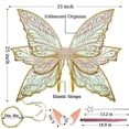 thumbnail image 3 of Juego de mariposas doradas Fairy Wings VersaCharm, tamaño grande, 86 x 64 cm, 3 of 9
