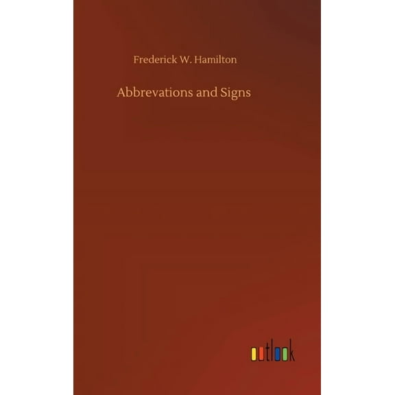Abbrevations and Signs (Hardcover)