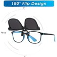 thumbnail image 4 of Kids Clip On Sunglasses Polarised Children Junior Clip-on Sunglasses over Prescription Glasses UV Protection Flip Up Sunglasses for Boys Girls, 4 of 5