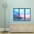 thumbnail image 3 of IDEA4WALL Wall Murals for Bedroom Fake Window Beach Blue Window Removable Wallpaper Peel and Stick Wall Stickers - 24x32 inches, 3 of 4