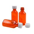 thumbnail image 1 of Ezy Dose Amber Liquid Oval Bottle &ndash; 3 ounce (oz) with Push-Turn Cap &ndash; Case of 110 (Item #30681) EZY DOSE NA, 1 of 5