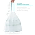 thumbnail image 6 of Home Zone Living Code 30S Drawstring Kitchen Trash Bags Custom Fit for 8 Gallon Bins, 60-Count, 6 of 9