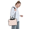 thumbnail image 6 of Lsque love plaid fox Pattern Laptop Bag – Portable & Slim Single-Shoulder Computer Case with Adjustable Strap, Protective, Lightweight for 13”/14”/15.6” Laptops, 6 of 8