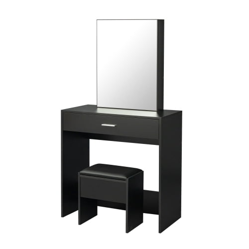 dressing table with mirror door