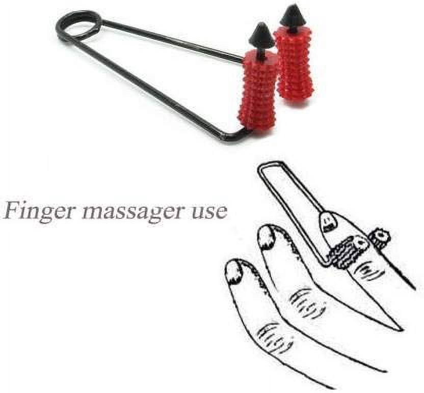 Acupressure Massager Kit Combo Sujok Ring Finger Massager&Foot Roller, Foot Mat