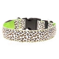 thumbnail image 2 of Flmtop Collier LED Réglable en Nylon Léopard Sécurité Clignotant Lumière de Nuit pour Chien Chiot Animaux Vert, 2 of 9