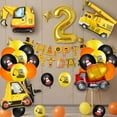 thumbnail image 4 of Yansion Teen Birthday Party Decorations Balloons with Banner, Latex Multicolor Construction, 0.66 lb, 4 of 7