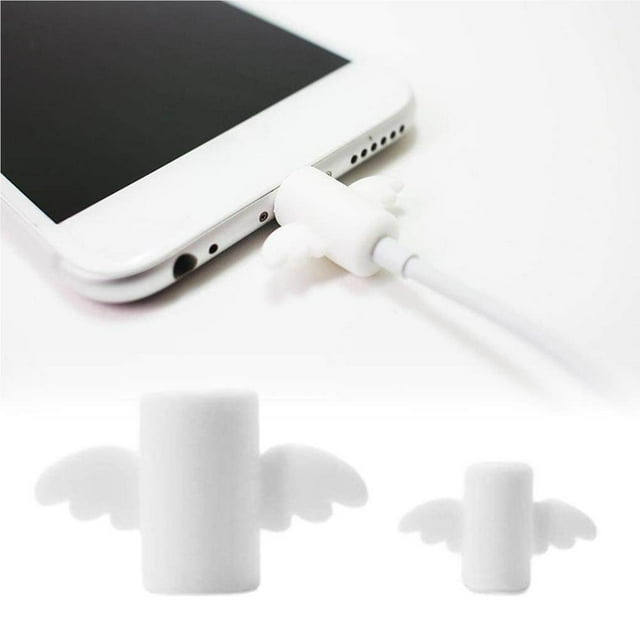 Langgg Angel Cable Cartoon Protect Case Charger Cable Protector Portable Anti-fracture Protective Cover