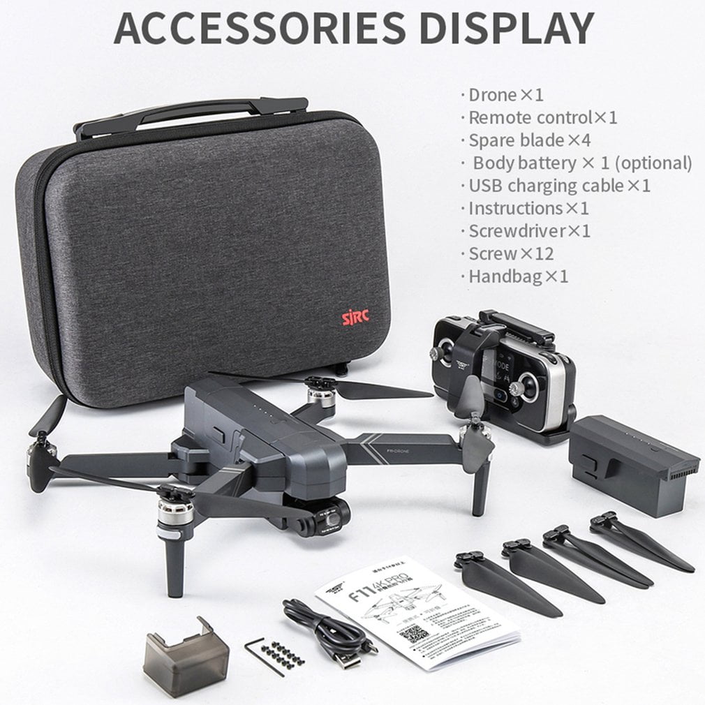 Cimiva SJRC F11 4K PRO Drone GPS Positioning Aerial Photography System Map Guidance Walmart