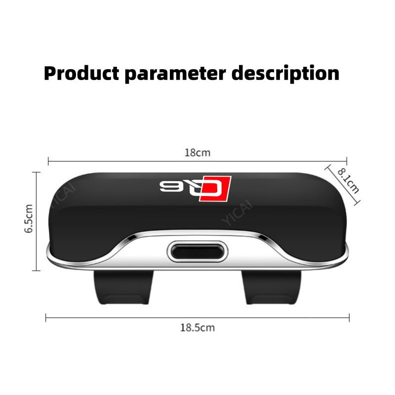 For Audi Q6 Auto Sun Visor Glasses Holder Back Clip Type All-Inclusive Design Sunglasses Accessories