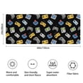 thumbnail image 3 of Retro Consoles Games Icons Black Pattern Bathroom Rugs Mat,Non Slip Microfiber Bathroom Rug,Rubber Backing,Soft Bathroom Mats for Bathroom Floor,Tub and Shower,60x24in(150x60cm), 3 of 5
