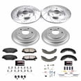 thumbnail image 3 of PowerStop Front and Rear Z36 Truck & Tow Brake Pad Rotor Drum and Shoe Kit Fits: HONDA Select Models K15243DK-36, 3 of 10