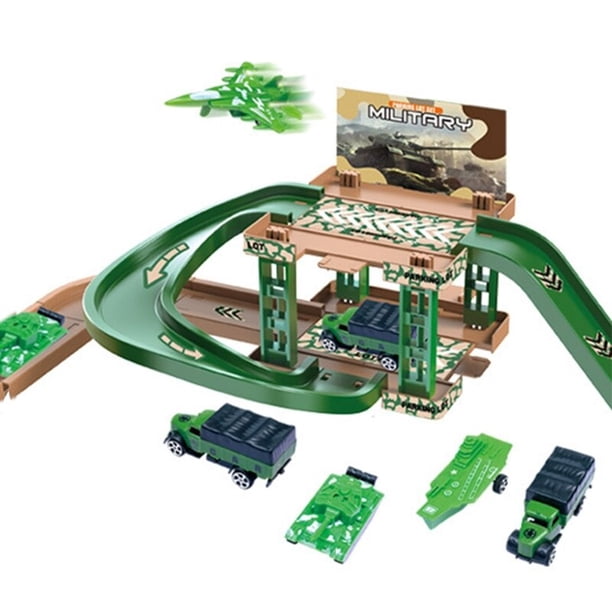 Rail Car-coche de carreras multitema para niños, vehículo de carreras de aventura, juguete mecánico interactivo