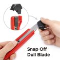 thumbnail image 3 of Swiss Tech 18mm And 9mm Snap Off Utility Knife Set,SK5 Steel Blade, 3 of 6