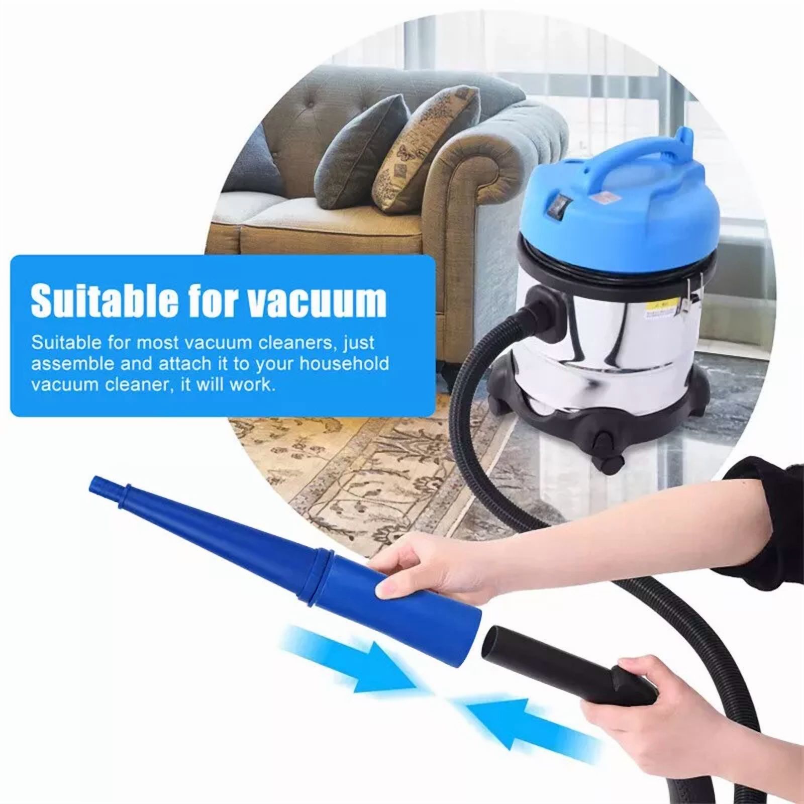 Dryer Vent Cleaner Kit Vacuum Hose Attachment Brush Lint Remover Power Washer Us
