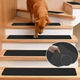 thumbnail image 1 of Rubber Stair Treads Carpet Non Slip, Black Stair Rugs For Wooden Steps, Reusable Carpet Stairs Runner, Machine Washable Stair Mats Covers, Black (30"x, 1 of 5