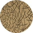 thumbnail image 1 of Ahgly Company Indoor Square Patterned Red Dirt Brown Area Rugs, 3' Square, 1 of 6
