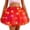Red, variant on Womens LED Light Up Tulle Tutu Skirt Elastic Waist Fluffy Layered Party Rave Mini Skirt