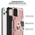 thumbnail image 4 of For use with iphone 12 Mini Kickstand Anti-shock And Anti Falling Case In Rose Gold, 4 of 4