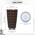 thumbnail image 4 of KLL Tartan Plaid Print 40oz Stainless Steel Insulated Car Cup with Spillproof Lid - Keep Your Drink Hot or Cold on the Go-Without Straw, 4 of 8