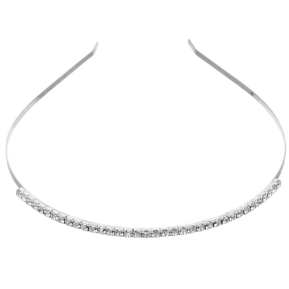 LOLIPPYY Hair Headpiece Headband Silver Metal Hair Accessory for Women 1Pcs