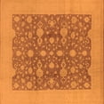 thumbnail image 1 of Ahgly Company Indoor Square Oriental Orange Traditional Area Rugs, 4' Square, 1 of 4