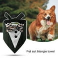 thumbnail image 4 of Pnellth Pet Saliva Towel Soft Bowknot Pet Dog Suit Triangle Scarf, 4 of 9