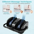 thumbnail image 4 of Costway Foot & Calf Massager Vibration Compression Electric Leg Massager Machine with Heat Gray, 4 of 10