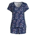 thumbnail image 5 of Secret Treasures Women's and Women's Plus Americana Printed PJ Set, 5 of 5