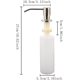 thumbnail image 3 of Dispensador de jabón para fregadero de cocina, dispensador de jabón de cocina integrado de acero inoxidable, dispensador de detergente rellenable para juego de fregadero de cocina JAMW Sencillez, 3 of 5
