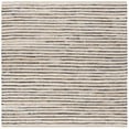 thumbnail image 2 of SAFAVIEH Cape Cod Jacinth Striped Area Rug, Natural/Navy, 6' x 6' Square, 2 of 11