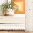 thumbnail image 5 of Safavieh  Handmade Kilim Fila Boho Stripe Wool Rug 6'  x  6' - Ivory/Grey - Round, 5 of 5