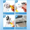 thumbnail image 4 of AC Condensate Drain Kit, Universal Outdoor Unit Leak-Proof Connector, Flexible PVC Pipe for Mini Split/Central AC, Easy Install Corrosion-Resistant, 4 of 7