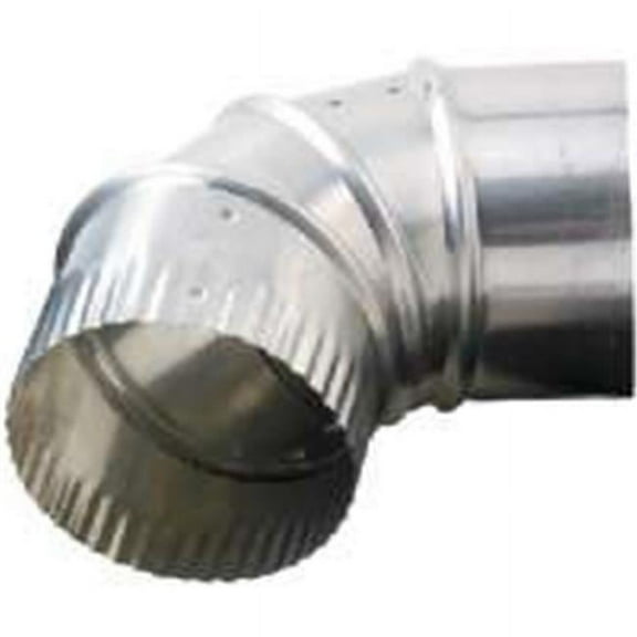 Deflect-O DE904 90-Degrees Fully Adjustable Elbow 4" - Aluminum