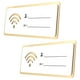 thumbnail image 3 of Señal Wifi acrílica de 2 uds., señal Wifi profesional, señal Wifi acrílica con contraseña, señal Wifi para el hogar, 3 of 5