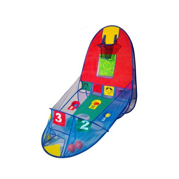 OsoFun Basketball, Baseball, Skeeball Inclut 1 Balle/sac Filet Gratuit de 5 Pcs